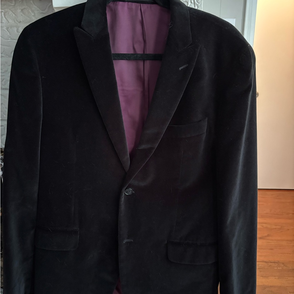 Sean John Black Velvet Jacket